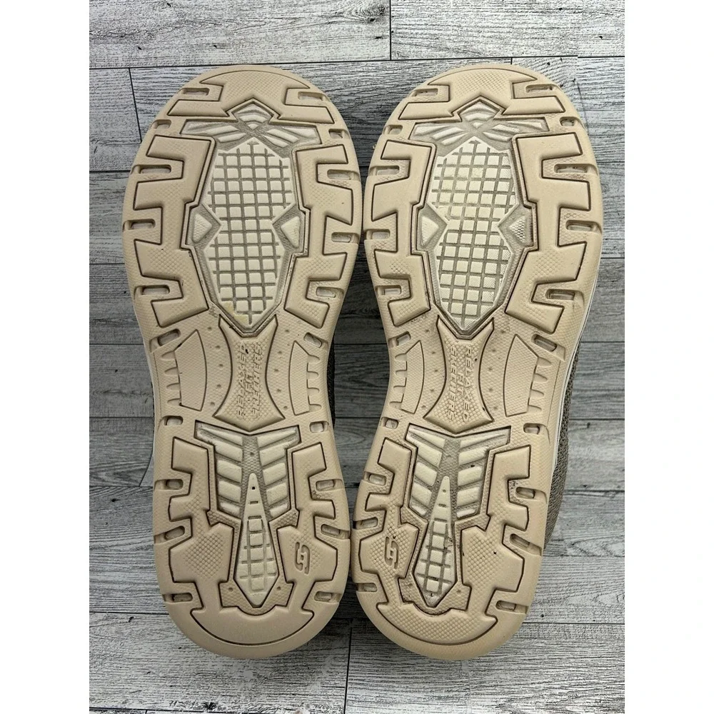 Skechers Relaxed Fit‎ 65086 Men Slip On Loafers Taupe Air Cooled Memory Foam 8.5
